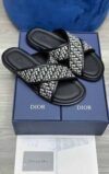 Dior’s Elegant Black Sandals SKU D-105