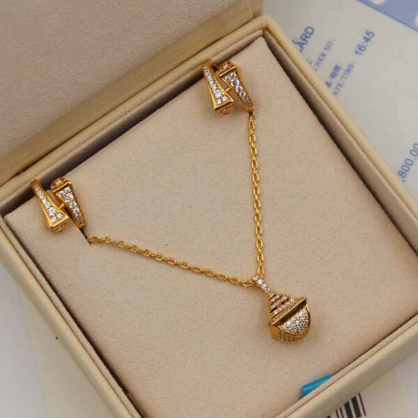 24K Dubai Gold Plated Jewelry Set J-M-102