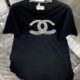 Black Cotton Chanel T- Shirt -C-T-101 (3)
