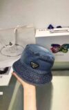 Grey Denim Bucket Hat-P-A-4533