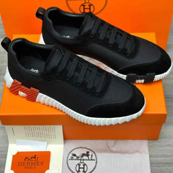 Sneaker Shoes White Black Orange Leather