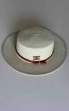 Straw Hat Designer Cream Hat Cap-C-23-HT (2)