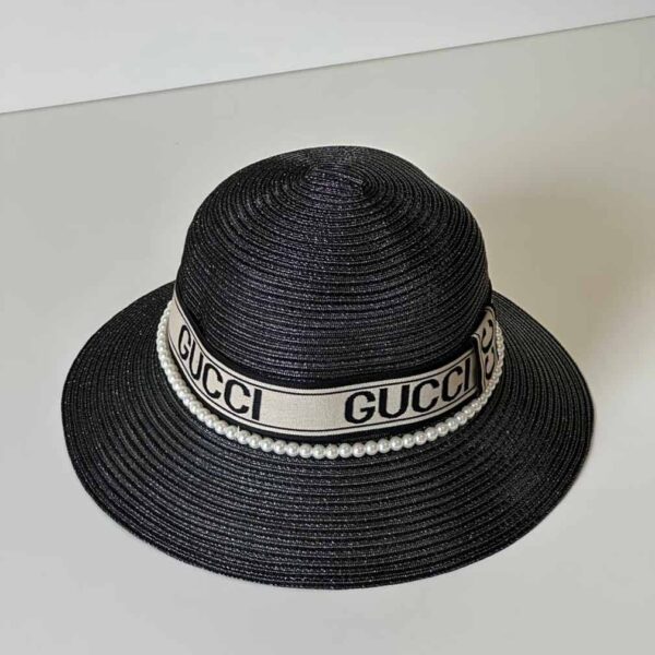 Summer Straw Black Hats for Women-G-04-HT
