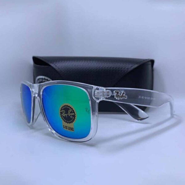 Clear Frame Polarized Square Sunglasses-SR-08