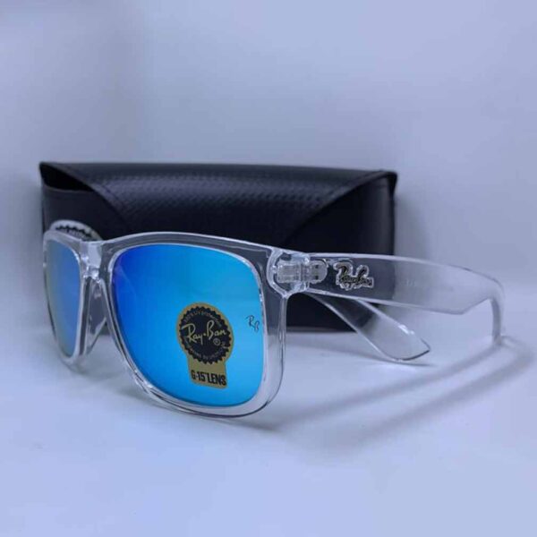 Clear Frame Polarized Square Sunglasses-SR-09