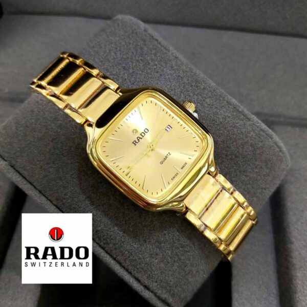 Golden Gold Square Ceramic Watch-RA-A6