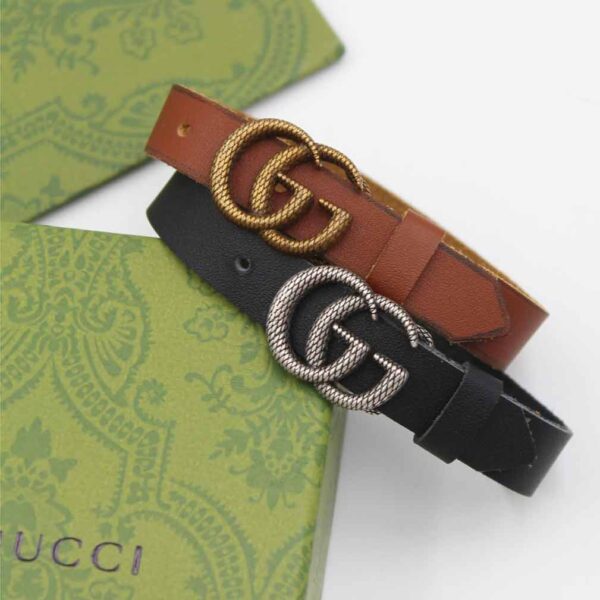 Gucci Unisex Leather Bracelets-G-BC-02