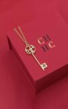 Key Pendant Gold Plating Necklace-CH-R-65