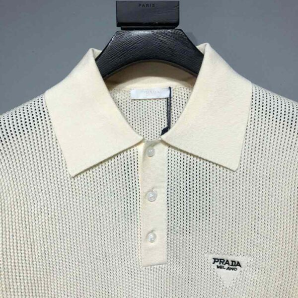 Open Collar Pique Polo Shirt-P-TI-55