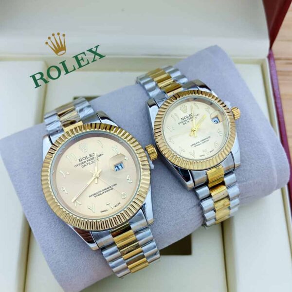 Rolex Couple Watch With Date-RC-W6