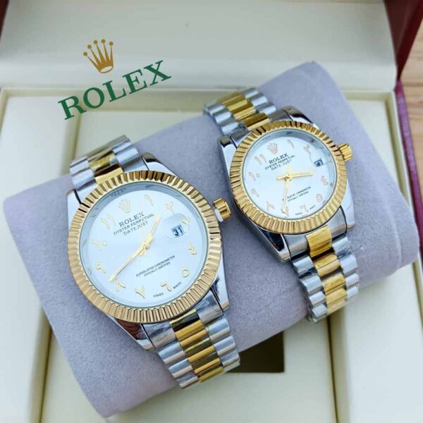 Rolex Couple Watch With Date-RC-W8