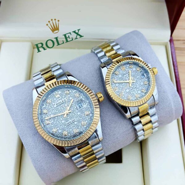 Rolex Couple Watch With Date-RC-W9