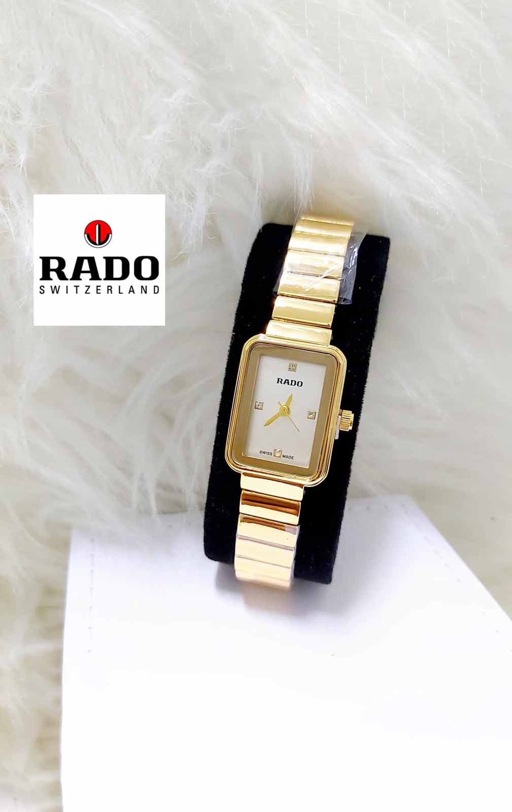 Rose Gold Octagon Watch-RA-A2