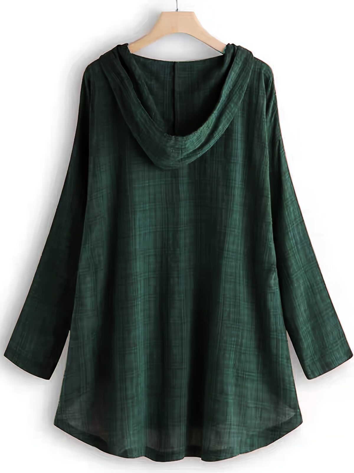 Casual Long-Sleeve Hooded Shirt - Image 8